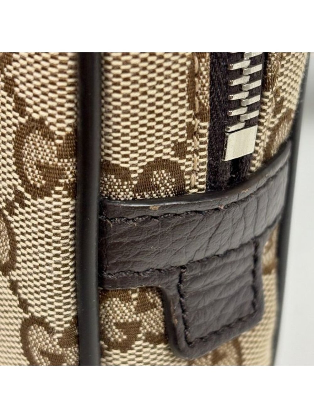 Gucci GG Pattern Belt Bag Canvas Brown - Picture 5 of 8